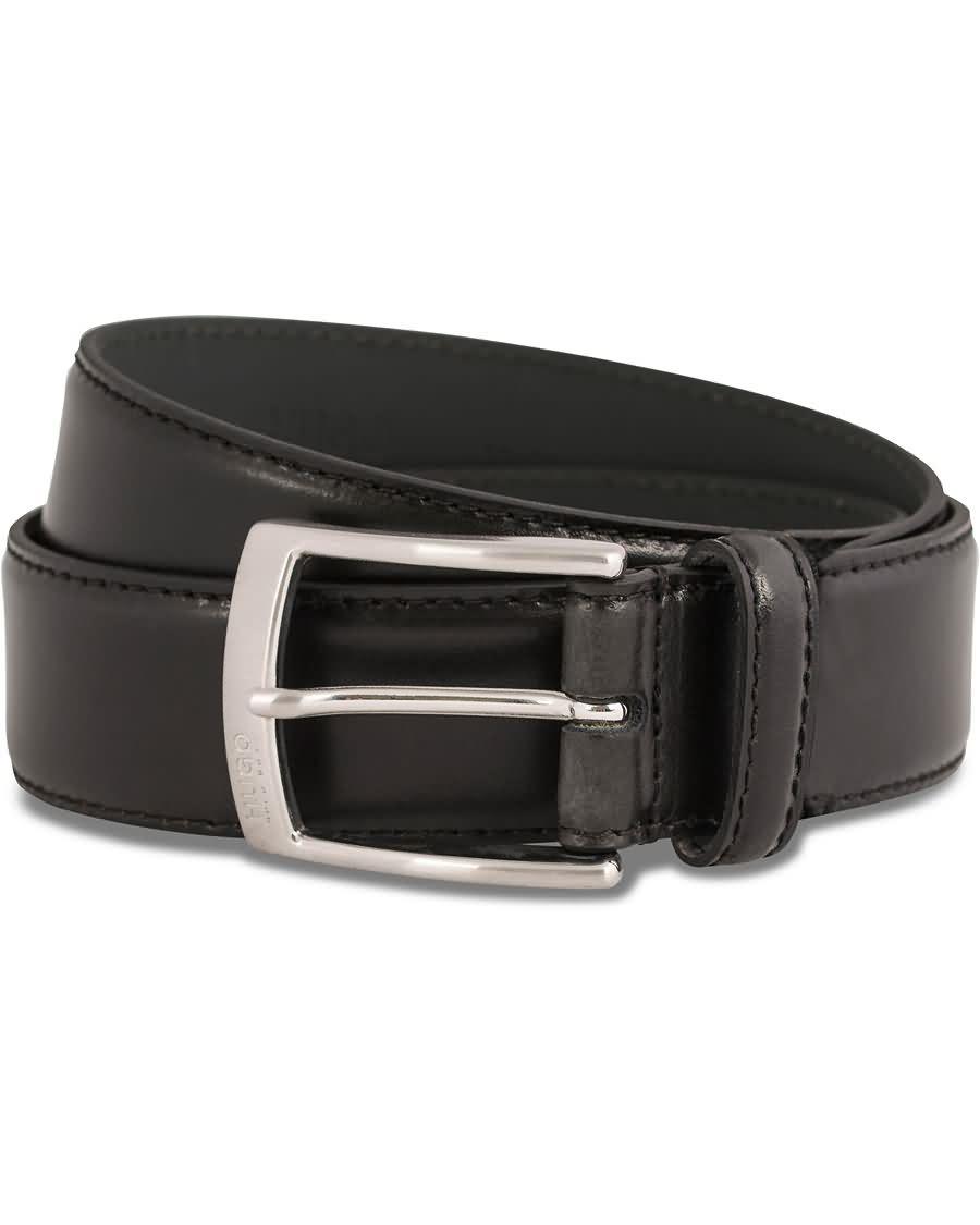 hugo c-easily leather belt 3,5 cm black 9ask8